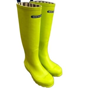 Henri Bendel Neon Tall Rain Boots